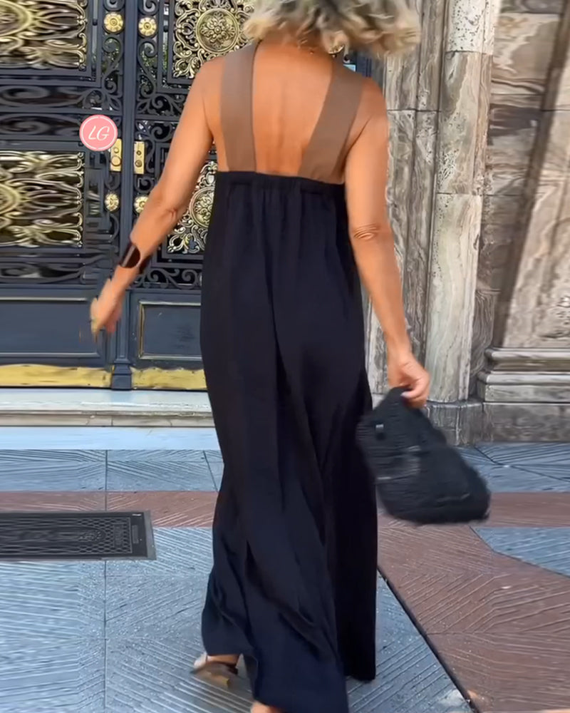 Rhoda | Stylish Crossover Neckline Dress