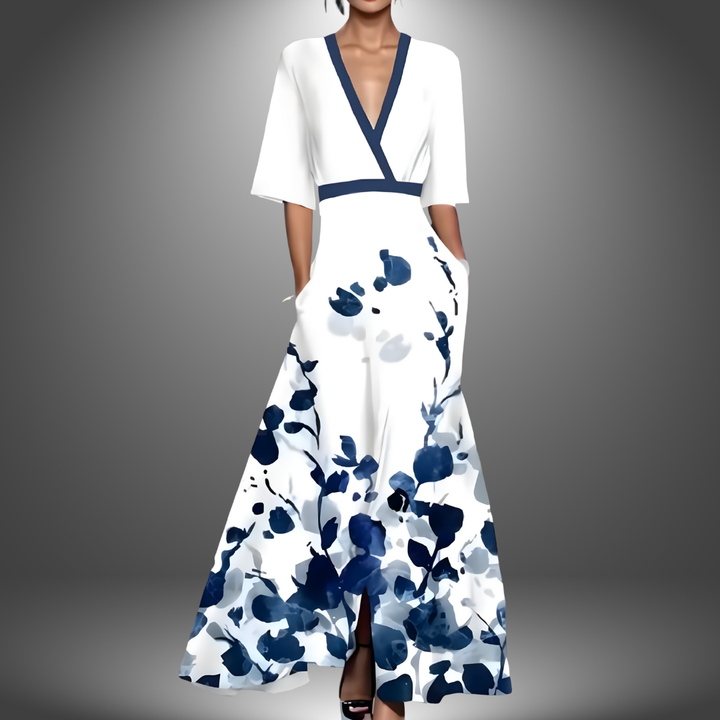 Lovisia | Elegant Floral Maxi Dress