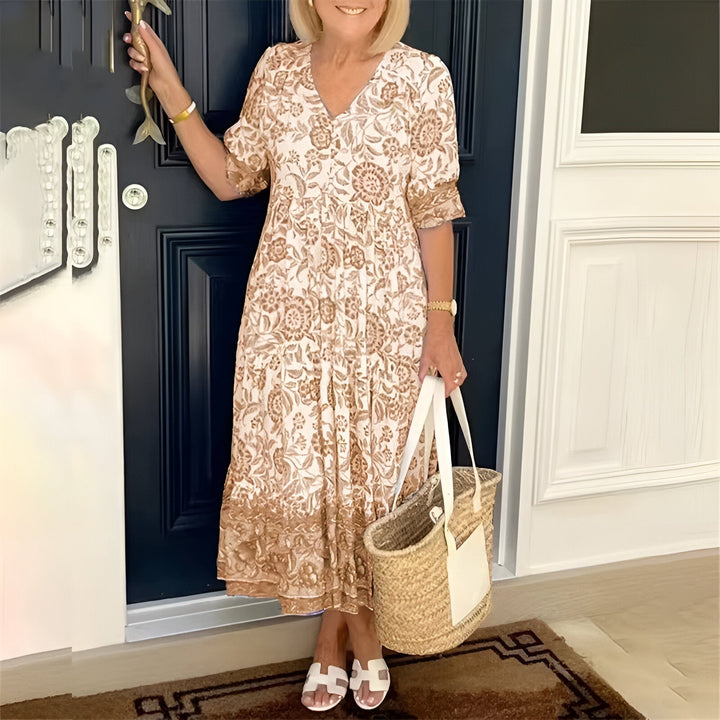 Anika | V-neck Bohemian Dress